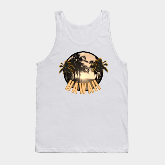 Hawaii t-shirt designs Tank Top by Coreoceanart